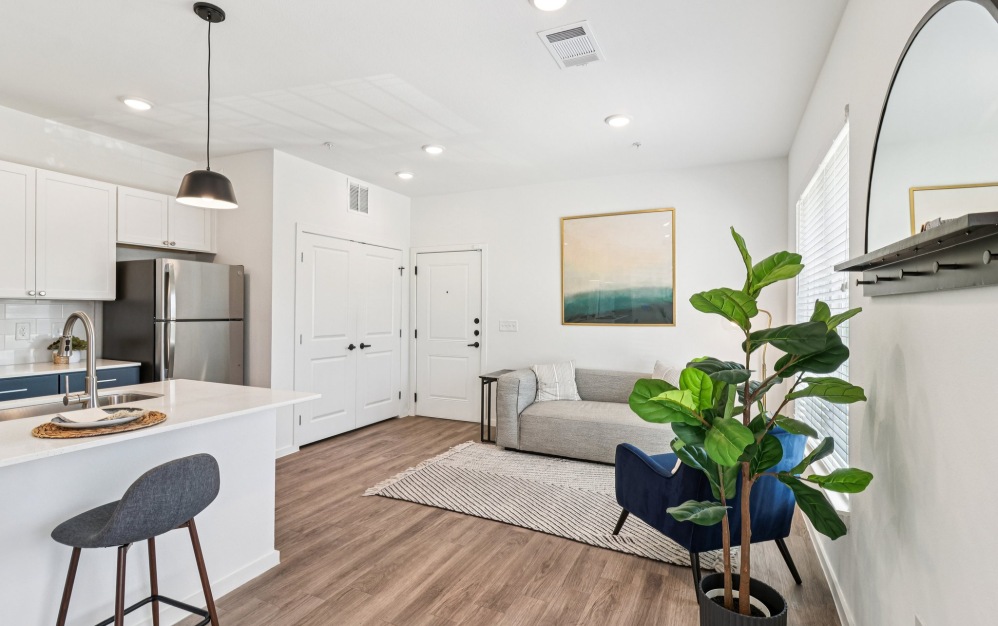 A1 - 1 bedroom floorplan layout with 1 bathroom and 629 square feet (Living
)